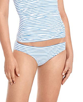 Ralph Lauren Women's Bengal Stripe Tankini Top Blue Size 12