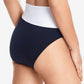 Ralph Lauren Women's Bel Air High Waist Sash Bikini Bottom Black Size 4