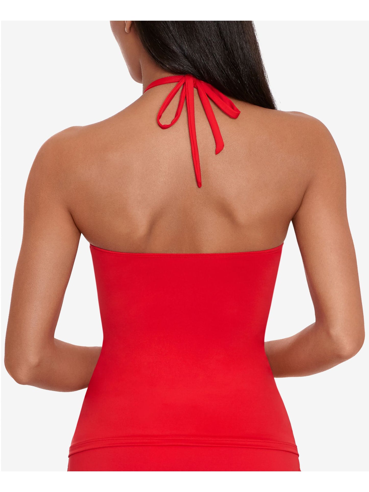 Lauren Ralph Lauren Women's Bias Tribal Ikat Ots Underwire One Piece Swimsuit Red Size 14