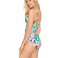 Ralph Lauren Women's Tropical Caribbean Underwire Tankini Top Multicolor Size 16