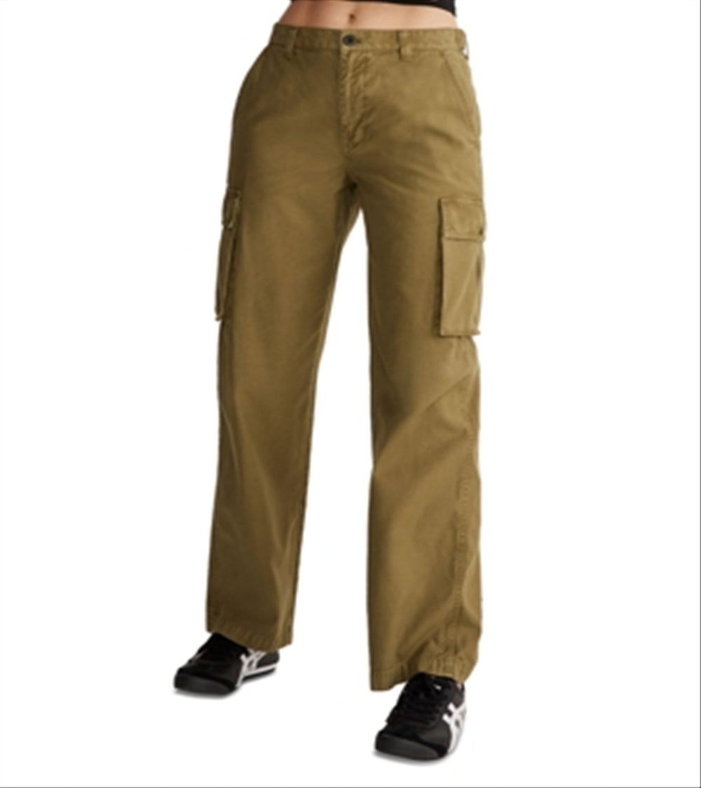 Madewell Low Slung Straight Cargo Pants Green