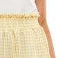 Ultra Flirt Junior's V Neck Romper Yellow Size XX-Large