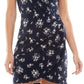 Ultra Flirt Junior's Colorblocked Dress Blue Size X-Small