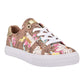 GUESS Women's Loven Low Top Sneaker Brown Size 8.5 M