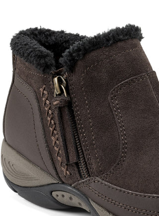 Easy Spirit Women's Epic Water Resistant Ankle Boot Brown Size 7.5 M