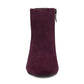 Easy Spirit Women's Tamara Block Heel Bootie Purple Size 8.5 M