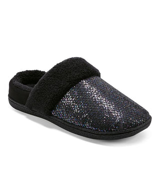 Easy Spirit Women's Siesta Slip On Arch Support Slippers Black Size 7