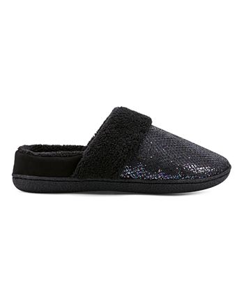 Easy Spirit Women's Siesta Slip On Arch Support Slippers Black Size 7