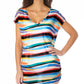 Anne Cole Women's Multi Mesh Tunic Multicolor Size X-Large