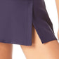 Anne Cole Women's Slit Side Swim Skirt Swimsuit Blue