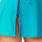 California Waves Junior's Ribbed Sarong Skirt Cover Up Swimsuit Blue