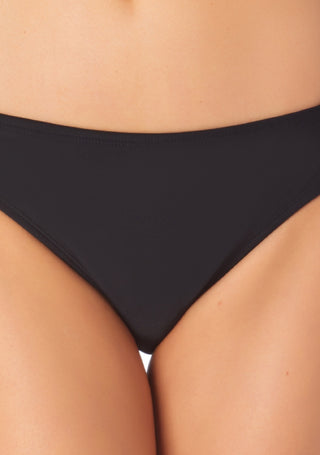 California Waves Junior's Strappy Side Hipster Bikini Bottoms Swimsuit Black