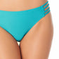 California Waves Junior's Strappy Side Hipster Bikini Bottoms Swimsuit Blue