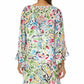 Anne Cole Women's Paisley Floral Tunic Cover Up Swimsuit White Size XX-Small