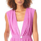 Anne Cole Women's Terrycloth Robe Cover Up Swimsuit Purple Size X-Small