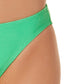 California Waves Junior's Metallic Shine Hipster Bikini Bottoms Swimsuit Green
