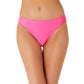 California Waves Junior's Metallic Shine Hipster Bikini Bottoms Swimsuit Pink