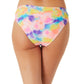 California Waves Junior's Tie Dyed Knotted Bikini Bottoms Swimsuit Orange