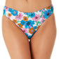 California Waves Women's Sunsets Hipster Bottoms Swimsuit White Size Large