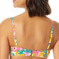 Anne Cole Women's Sunshine Floral Printed Underwire Top Swimsuit Multi Size 38C