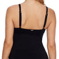 Anne Cole Women's  Signature  Live In Color Underwire Triangle Tankini Top Swimsuit Black Size 34DD