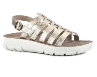 White Mountain Women's Beginning Strap Sandal Yellow Size 6.5 M