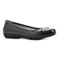 White Mountain Women's Charmed Ballet Flats Black Size 9 M