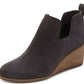 Toms Women's Kallie Wedge Bootie Gray Size 6M