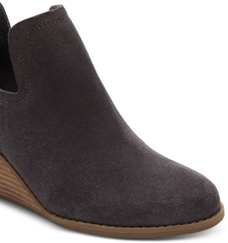 Toms Women's Kallie Wedge Bootie Gray Size 6M