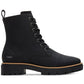 Toms Women's Alaya Lace-Up Lug Boot Black Size 8M