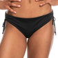 Roxy Women's Beach Classics Side Tie Hipster Bikini Bottoms Black