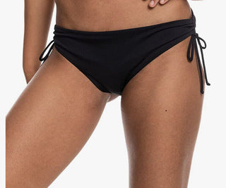 Roxy Women's Solid Beach Classics Hipster Swimwear Black Size Medium
