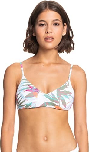 Roxy Women's Beach Classics Bikini Top White