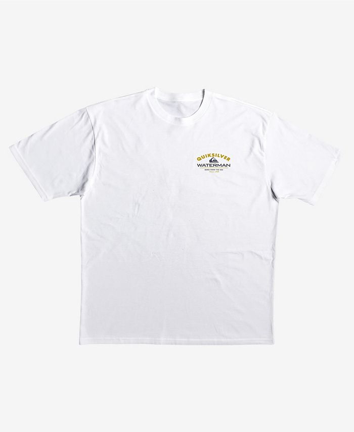 Quiksilver Waterman Men's Sailin' Seven Seas T-Shirt White Size X-Large