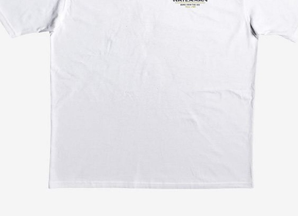 Quiksilver Waterman Men's Sailin' Seven Seas T-Shirt White Size XX-Large