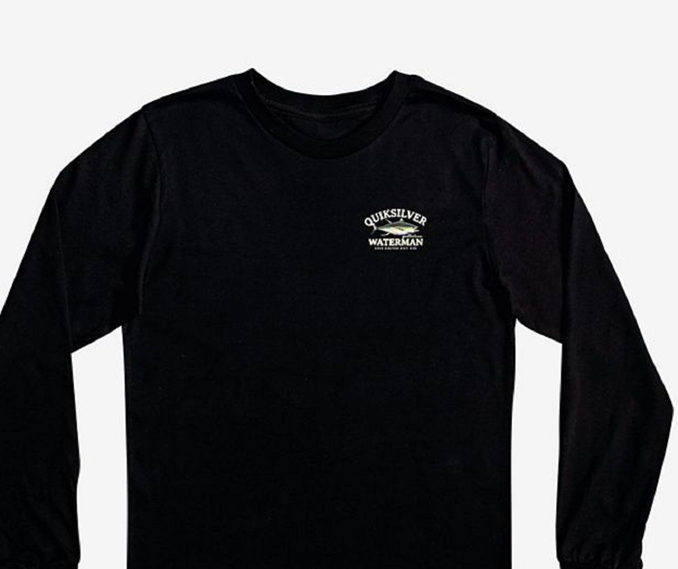 Quiksilver Waterman Men's Bait Stealer T-Shirt Black Size Small