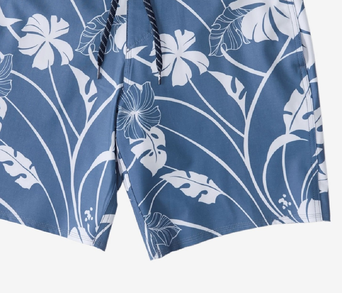 Quiksilver Waterman Men's Paradise Harbor Board Shorts Blue Size 40