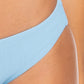 Roxy Junior's Love The Comber Ribbed Bikini Bottoms Swimsuit Blue Size Large