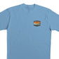 Quiksilver Waterman Men's Short Range Screen T-Shirt Blue Size Large