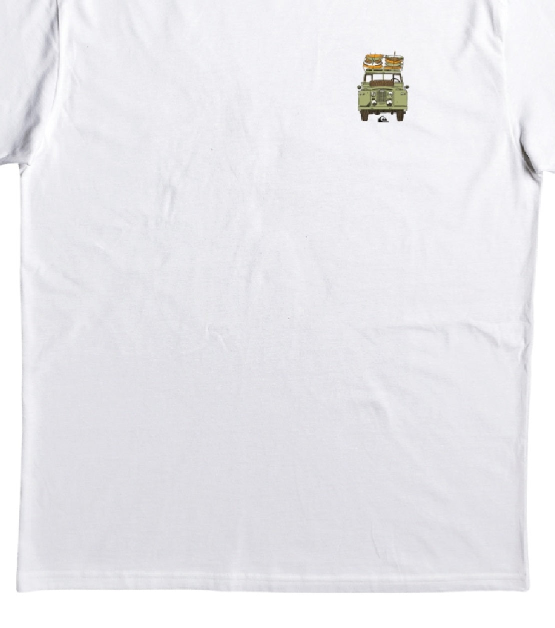 Quiksilver Waterman Men's Roads Less Traveled Screen T-Shirt White Size X-Large
