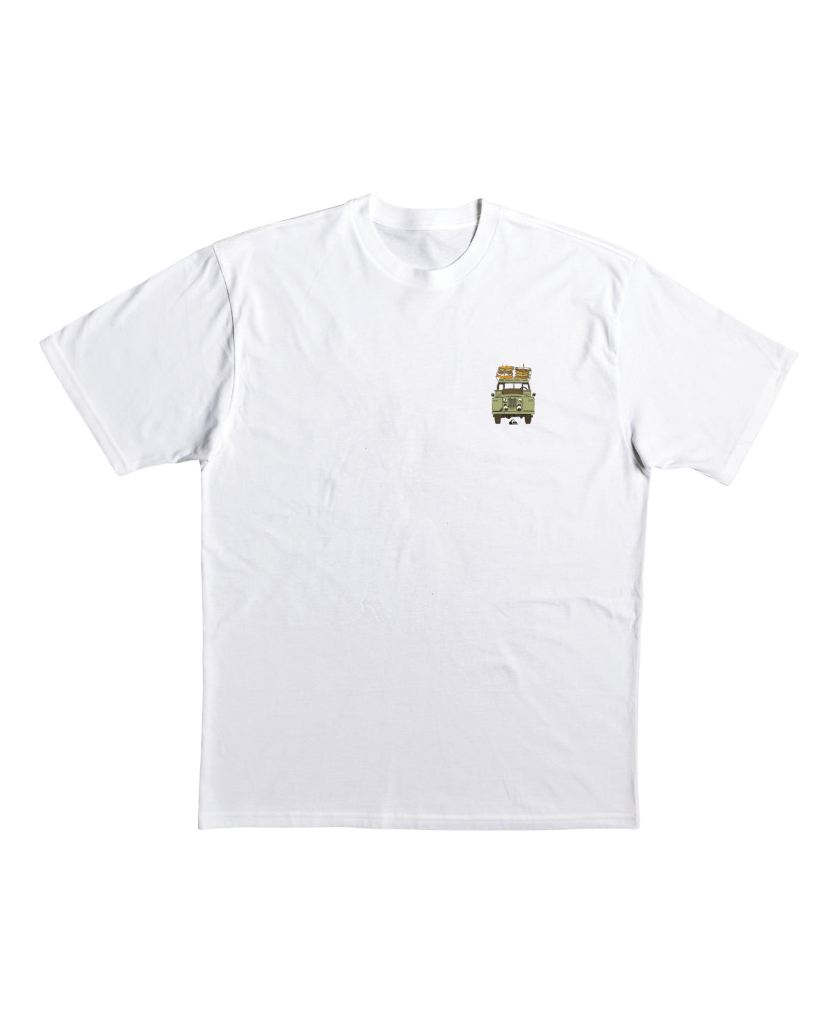 Quiksilver Waterman Men's Roads Less Traveled Screen T-Shirt White Size XX-Large