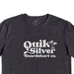 Quiksilver Men's Rainy Season Mod T-shirt Gray Size XXL