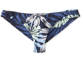 Roxy Women's Beach Classics Tanga Bikini Bottoms Blue Size Medium