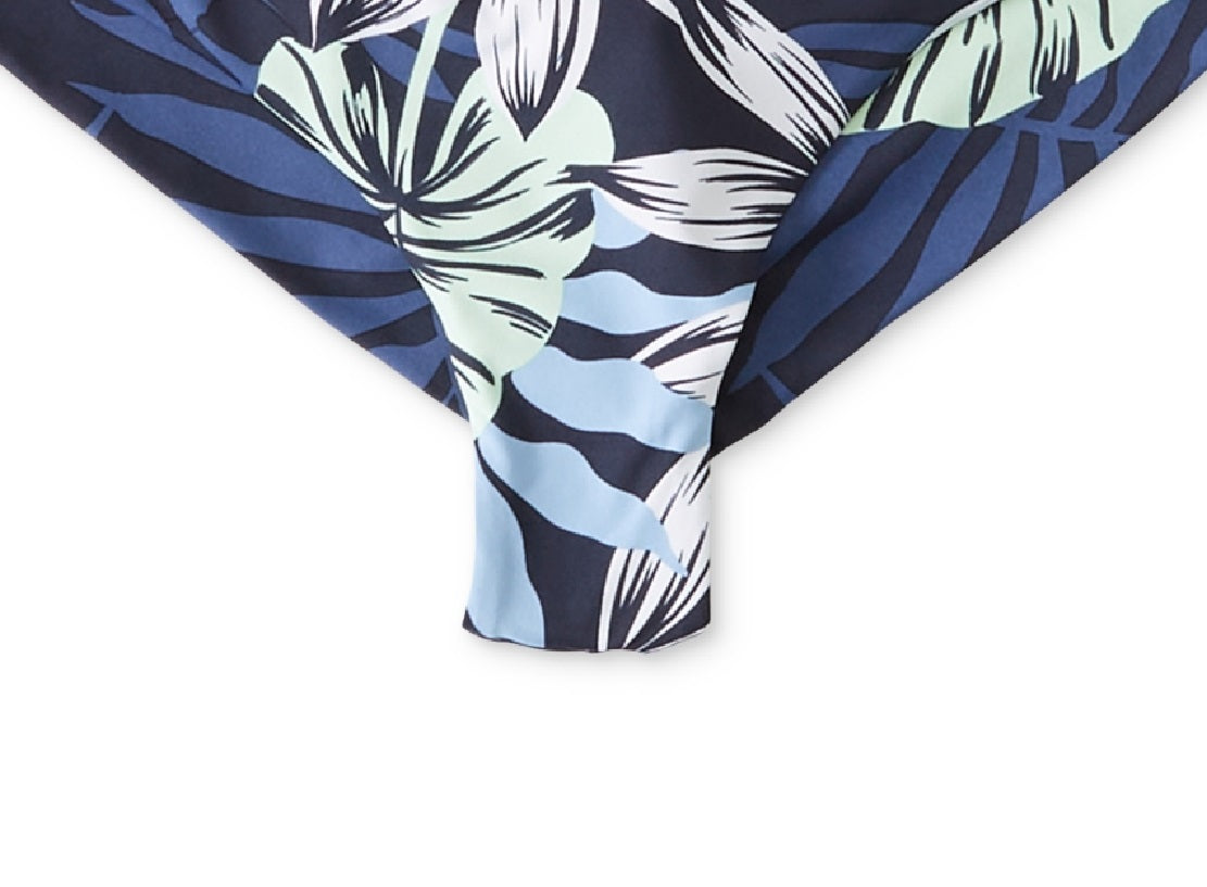 Roxy Women's Beach Classics Tanga Bikini Bottoms Blue Size Medium