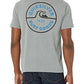 Quiksilver Men's Shape Up Mod T-shirt Gray Size Medium