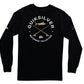 Quiksilver Waterman Men's Long Sleeve Hook T-Shirt Black Size Large
