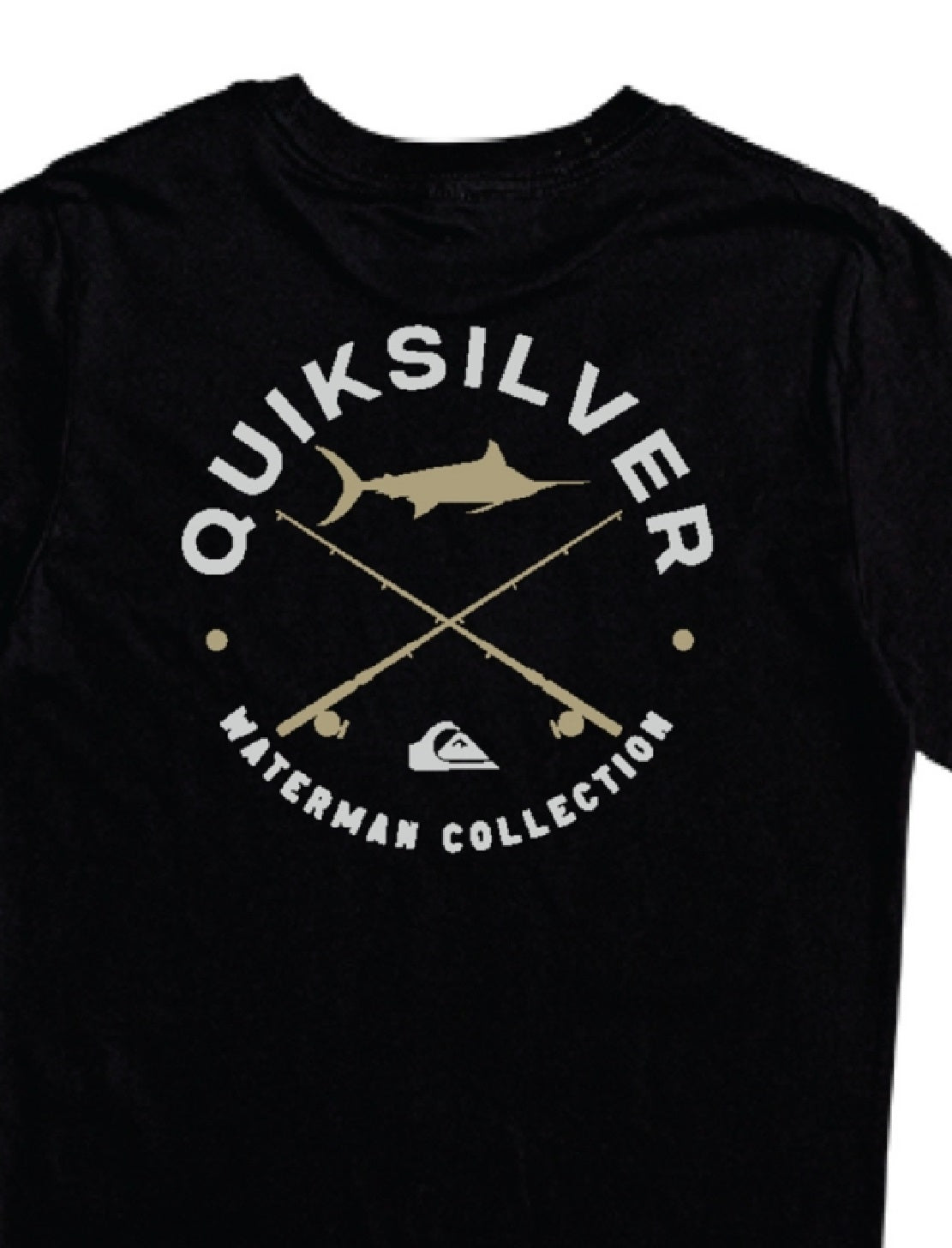 Quiksilver Waterman Men's Long Sleeve Hook T-Shirt Black Size Large