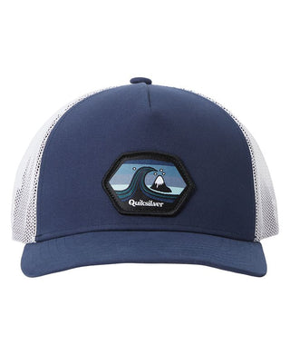 Quiksilver Men's Smooth Thinking Trucker Hat Blue Size Regular