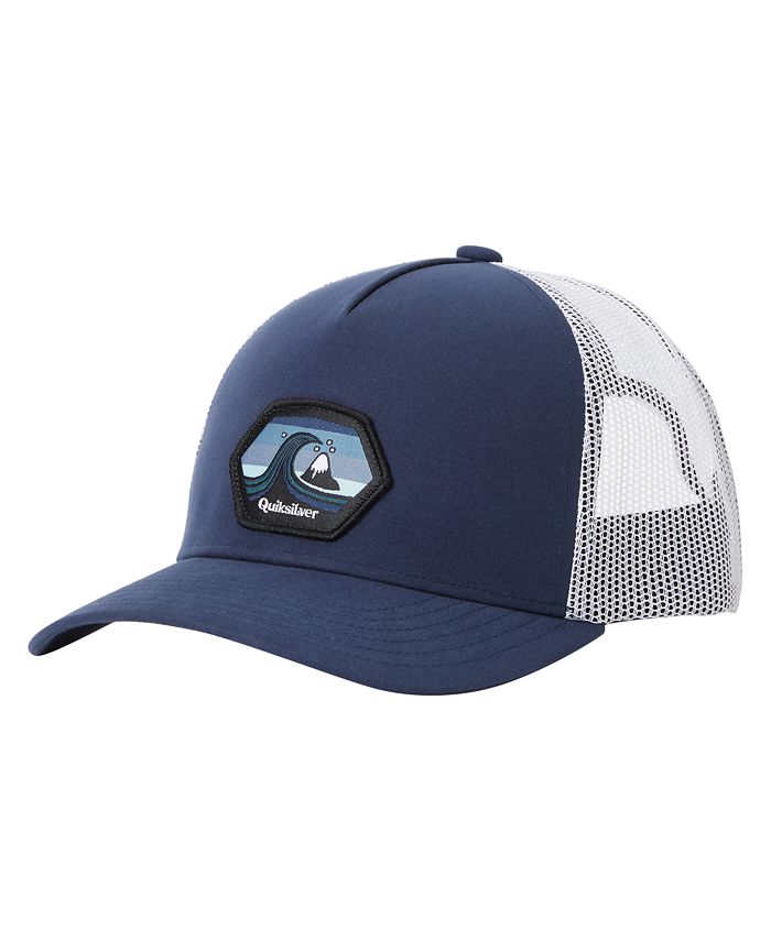 Quiksilver Men's Smooth Thinking Trucker Hat Blue Size Regular