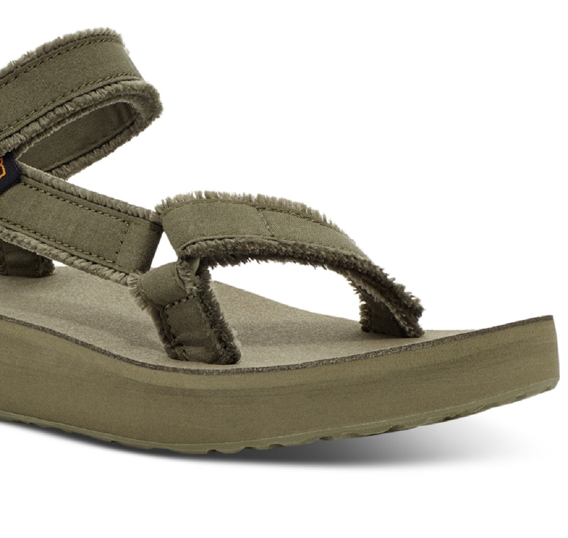Teva Women's Midform Universal Canvas Sandal Green Size 8